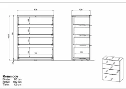 Germania Kommode weiß