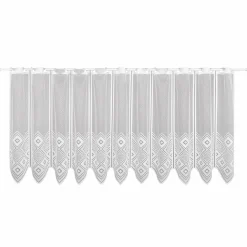 Gerster Jacquard-Bistrogardine weiß