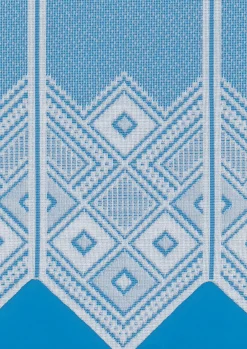 Gerster Jacquard-Bistrogardine weiß