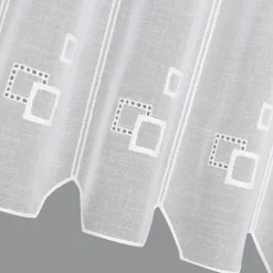 Gerster Schlaufen-Bistrogardine weiß