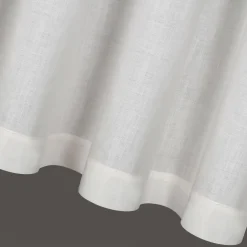 Gerster Schlaufen-Bistrogardine weiß