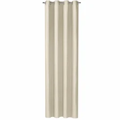Gerster Ösenvorhang aus Dekostoff beige