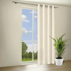 Gerster Ösenvorhang, offwhite weiß