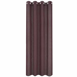 Gerster Ösenvorhang, uni, bordeaux rot