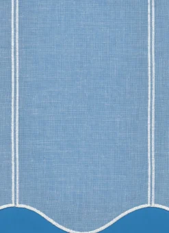 Gerster Stick-Bistrogardine weiß