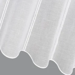 Gerster Stick-Bistrogardine weiß