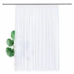 Gerster Store Effekt-Voile recycelt weiß