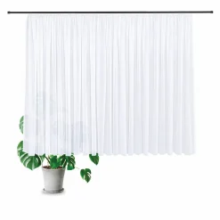 Gerster Store Effekt-Voile recycelt weiß