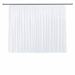 Gerster Store Effekt-Voile recycelt weiß