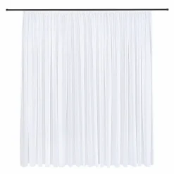 Gerster Store Effekt-Voile recycelt weiß