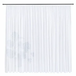 Gerster Store Effekt-Voile recycelt weiß