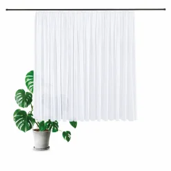 Gerster Store Effekt-Voile recycelt weiß