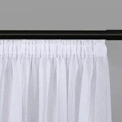 Gerster Store Effekt-Voile recycelt weiß