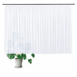 Gerster Store Effekt-Voile recycelt weiß