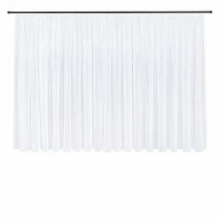 Gerster Store Voile recycelt weiß