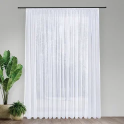 Gerster Store Voile recycelt weiß