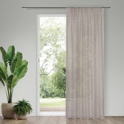 Gerster Vorhang mit verd. Schlaufen beige