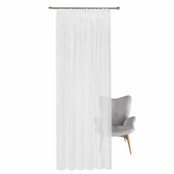 Gerster Vorhang mit verd. Schlaufen weiß