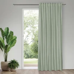Gerster Vorhang mit verd. Schlaufen grün
