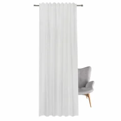 Gerster Vorhang mit verd. Schlaufen weiß