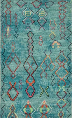 Gino Falcone Badteppich blaugrün