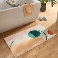 Gino Falcone Badteppich mehrfarbigweiß