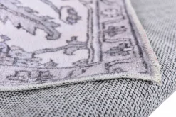 GINO FALCONE Webteppich modern grau