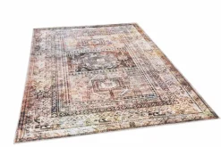 GINO FALCONE Webteppich modern braun