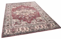 GINO FALCONE Webteppich modern mehrfarbigrot