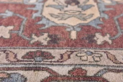 GINO FALCONE Webteppich modern mehrfarbigrot