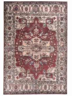 GINO FALCONE Webteppich modern mehrfarbigrot