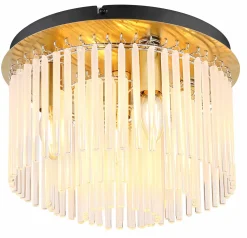 Globo Deckenleuchte 5flg goldfarben