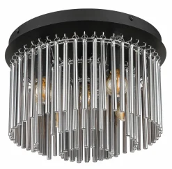 Globo Deckenleuchte 5flg schwarz