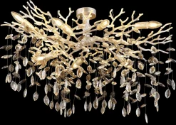 Globo Deckenleuchte 7flg silberfarbengrau