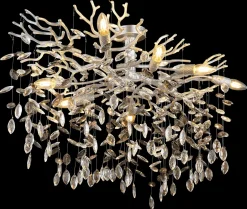 Globo Deckenleuchte 7flg silberfarbengrau