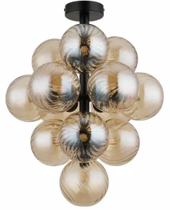 Globo Deckenleuchte 13flg schwarzorange