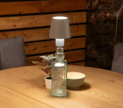 Globo LED - Akku - Flaschenleuchte schwarz