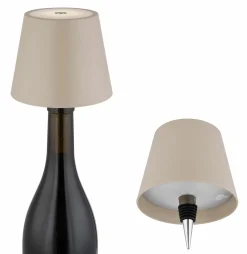 Globo LED - Akku - Tischleuchte 1flg gelbmehrfarbigbraun