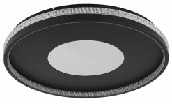 Globo LED-Deckenleuchte 1flg schwarztransparent