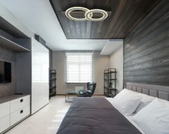 Globo LED-Deckenleuchte 1flg grau