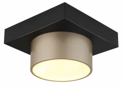 Globo LED-Deckenleuchte 1flg grauschwarzmehrfarbigorangegoldfarben