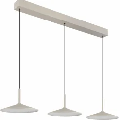 Globo LED-Pendelleuchte 1flg beigegelb