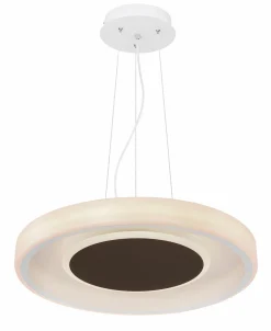 Globo LED-Pendelleuchte 1flg braun