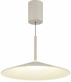 Globo LED-Pendelleuchte 1flg beigegelb