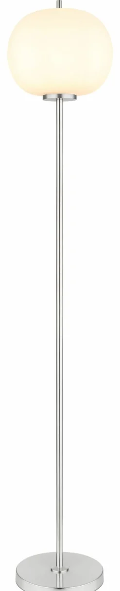 Globo LED-Stehleuchte 1flg silberfarbengoldfarbengrau