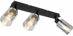 Globo LED-Strahler 3flg schwarz