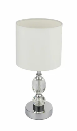 Globo LED-Tischleuchte 1flg grauweiß