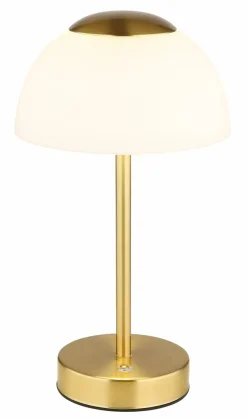 Globo LED-Tischleuchte 1flg goldfarbenbraungelb