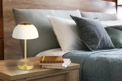 Globo LED-Tischleuchte 1flg goldfarbenbraungelb