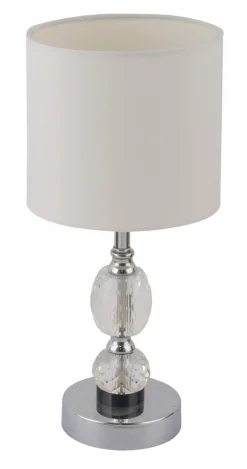 Globo LED-Tischleuchte 1flg grauweiß